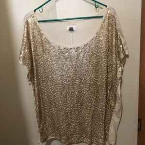 2X sequined front Old Navy shirt
